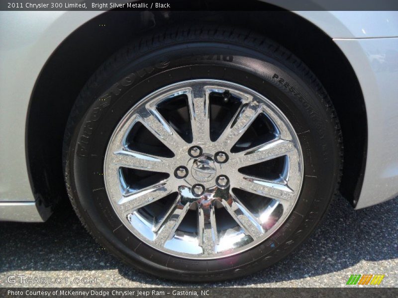 Bright Silver Metallic / Black 2011 Chrysler 300 Limited