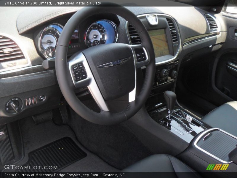 Bright Silver Metallic / Black 2011 Chrysler 300 Limited