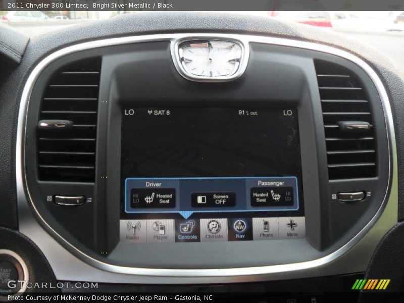 Bright Silver Metallic / Black 2011 Chrysler 300 Limited