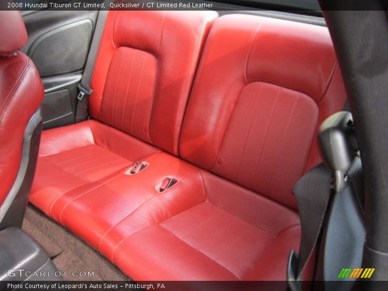 Quicksilver / GT Limited Red Leather 2008 Hyundai Tiburon GT Limited