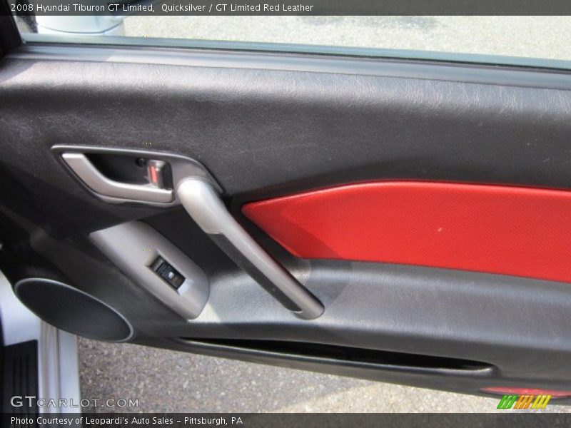 Quicksilver / GT Limited Red Leather 2008 Hyundai Tiburon GT Limited