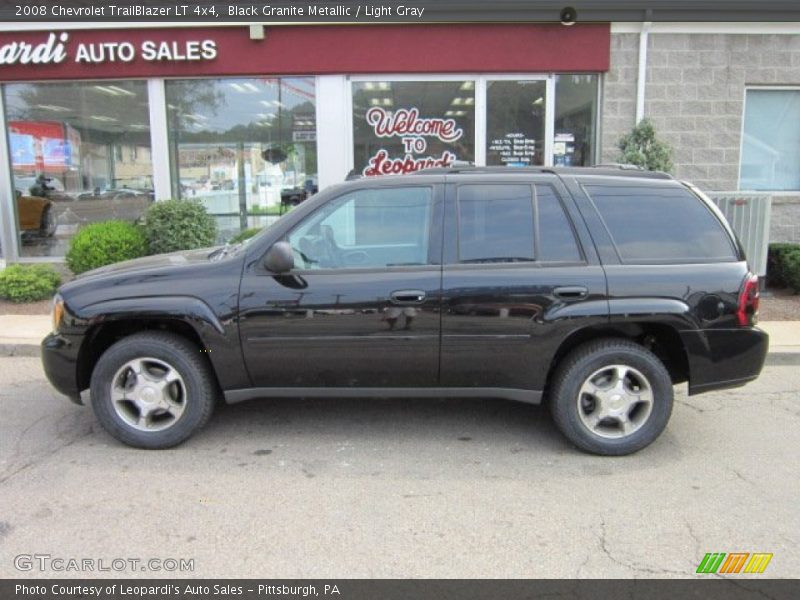 Black Granite Metallic / Light Gray 2008 Chevrolet TrailBlazer LT 4x4