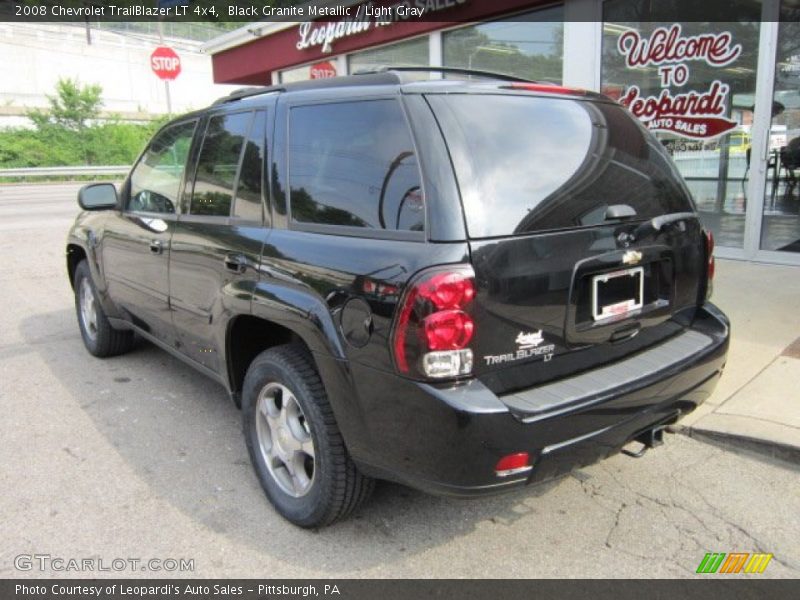 Black Granite Metallic / Light Gray 2008 Chevrolet TrailBlazer LT 4x4