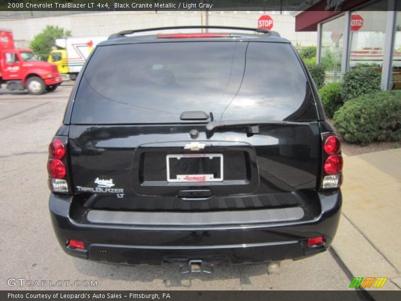 Black Granite Metallic / Light Gray 2008 Chevrolet TrailBlazer LT 4x4