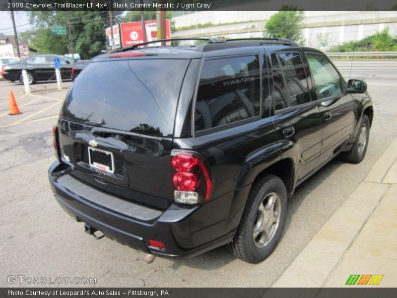 Black Granite Metallic / Light Gray 2008 Chevrolet TrailBlazer LT 4x4