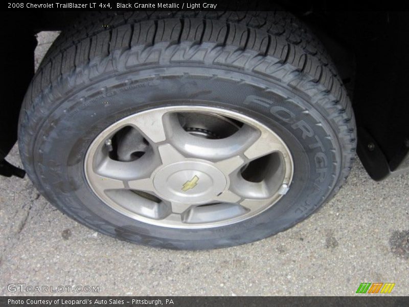 Black Granite Metallic / Light Gray 2008 Chevrolet TrailBlazer LT 4x4
