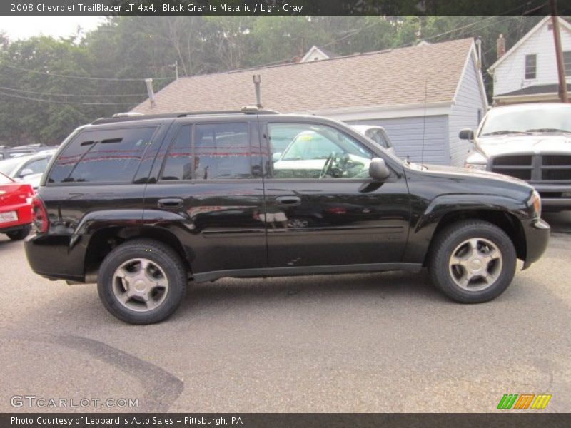 Black Granite Metallic / Light Gray 2008 Chevrolet TrailBlazer LT 4x4