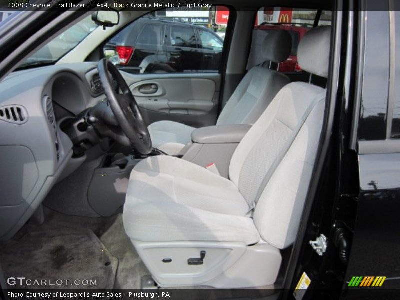 Black Granite Metallic / Light Gray 2008 Chevrolet TrailBlazer LT 4x4