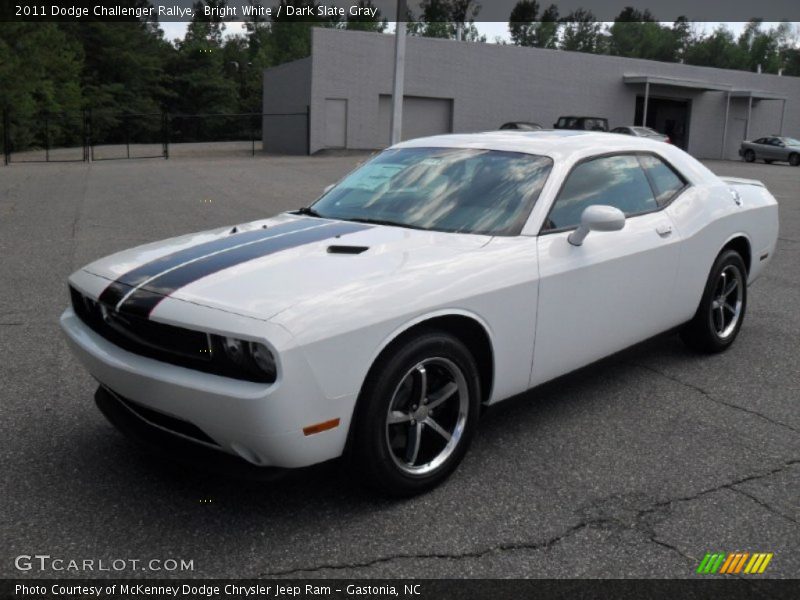 Bright White / Dark Slate Gray 2011 Dodge Challenger Rallye