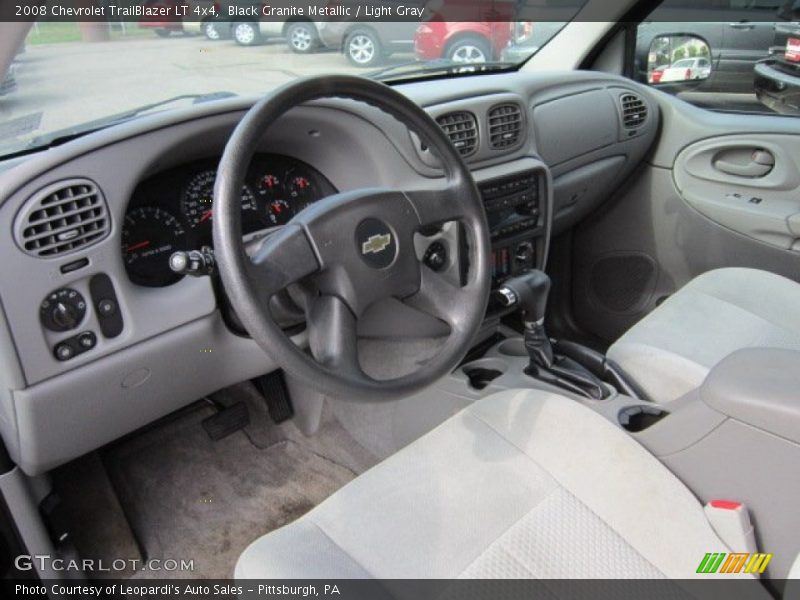Black Granite Metallic / Light Gray 2008 Chevrolet TrailBlazer LT 4x4