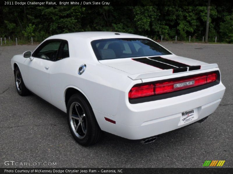 Bright White / Dark Slate Gray 2011 Dodge Challenger Rallye