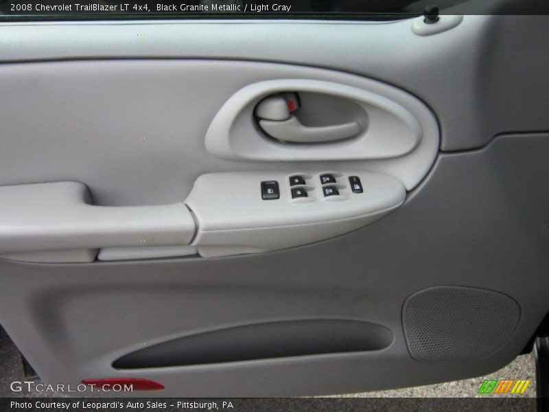 Black Granite Metallic / Light Gray 2008 Chevrolet TrailBlazer LT 4x4