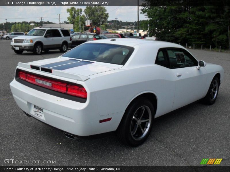 Bright White / Dark Slate Gray 2011 Dodge Challenger Rallye