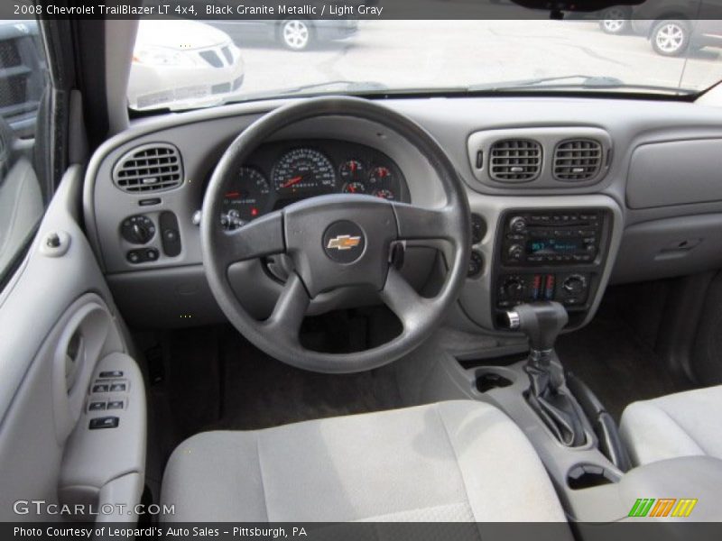 Black Granite Metallic / Light Gray 2008 Chevrolet TrailBlazer LT 4x4