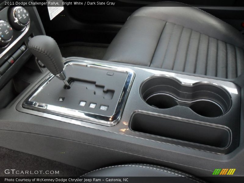 Bright White / Dark Slate Gray 2011 Dodge Challenger Rallye