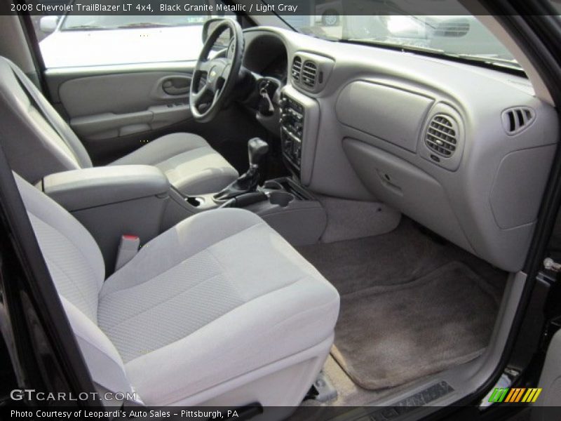 Black Granite Metallic / Light Gray 2008 Chevrolet TrailBlazer LT 4x4