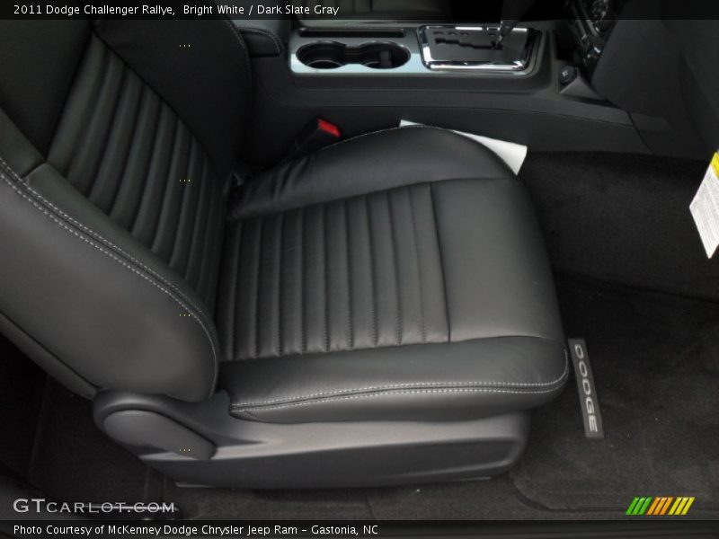 Bright White / Dark Slate Gray 2011 Dodge Challenger Rallye