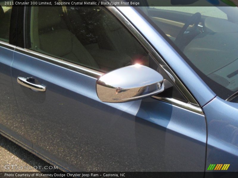 Sapphire Crystal Metallic / Black/Light Frost Beige 2011 Chrysler 300 Limited