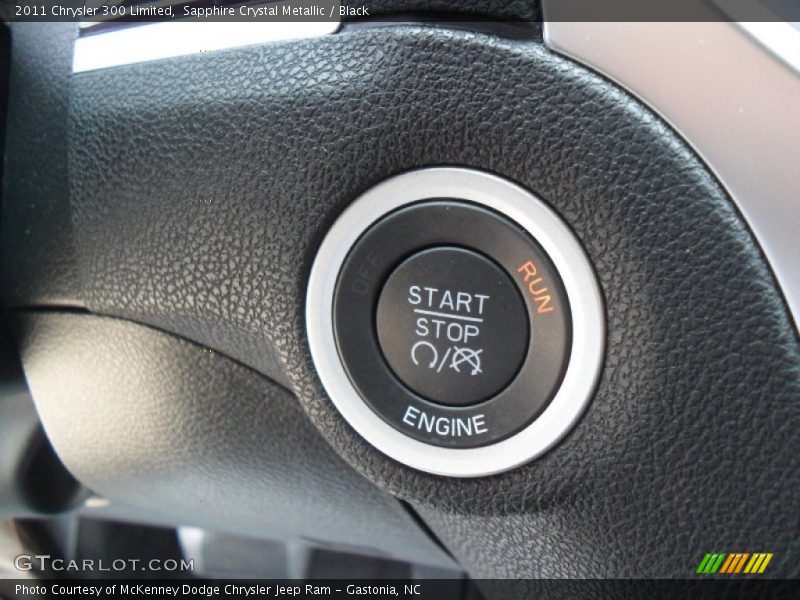Sapphire Crystal Metallic / Black 2011 Chrysler 300 Limited