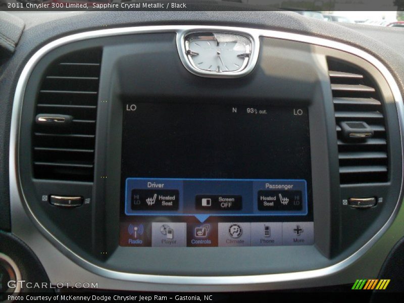 Sapphire Crystal Metallic / Black 2011 Chrysler 300 Limited