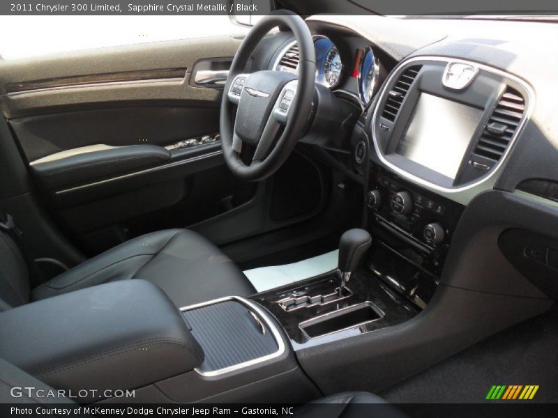 Sapphire Crystal Metallic / Black 2011 Chrysler 300 Limited