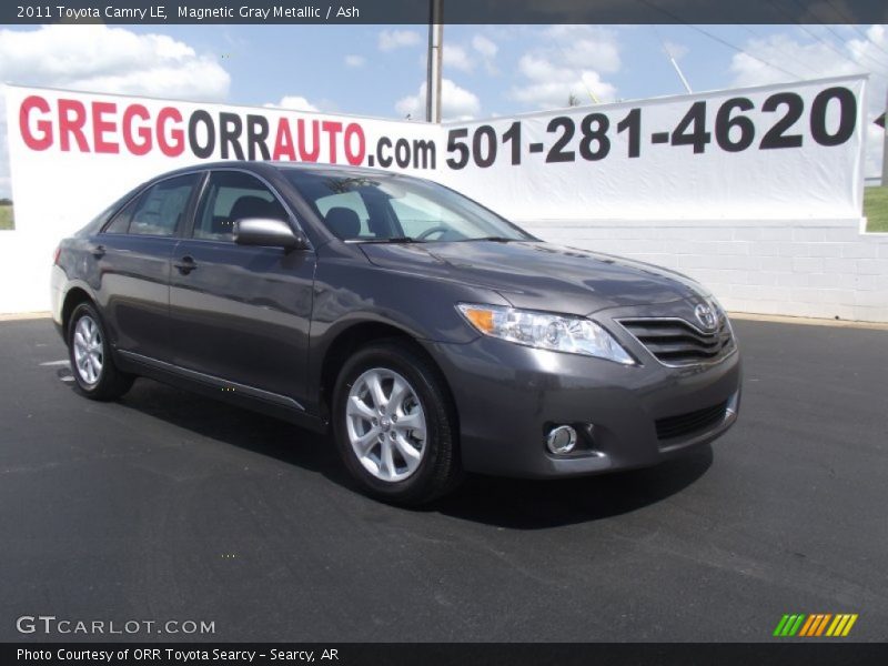 Magnetic Gray Metallic / Ash 2011 Toyota Camry LE