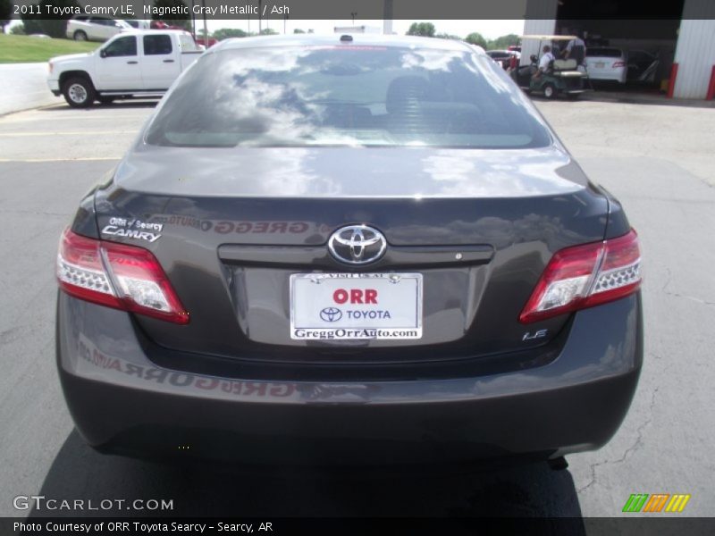 Magnetic Gray Metallic / Ash 2011 Toyota Camry LE