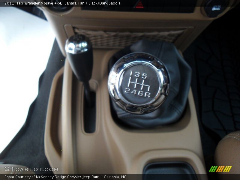  2011 Wrangler Mojave 4x4 6 Speed Manual Shifter