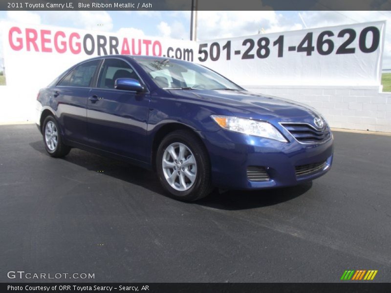 Blue Ribbon Metallic / Ash 2011 Toyota Camry LE