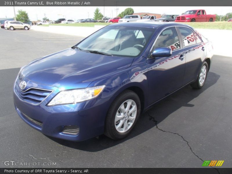 Blue Ribbon Metallic / Ash 2011 Toyota Camry LE