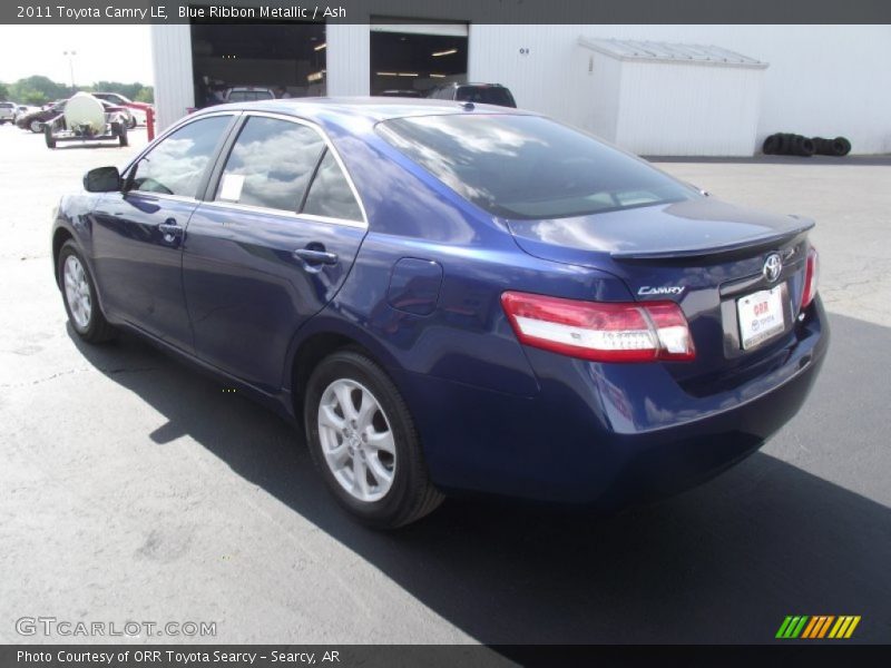 Blue Ribbon Metallic / Ash 2011 Toyota Camry LE