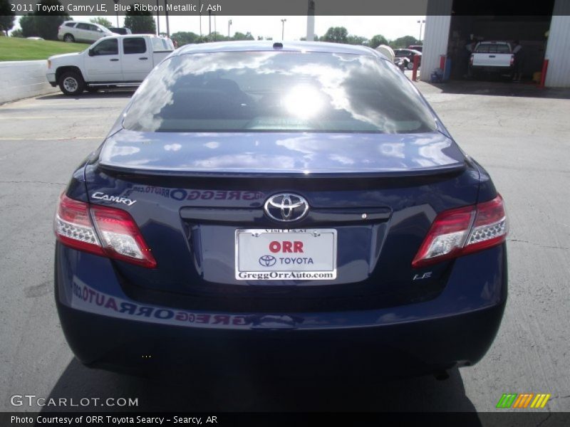 Blue Ribbon Metallic / Ash 2011 Toyota Camry LE