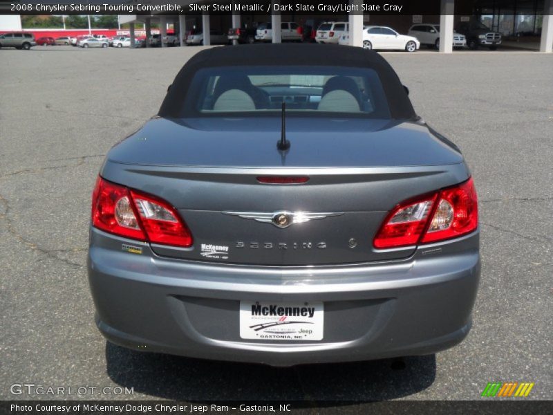 Silver Steel Metallic / Dark Slate Gray/Light Slate Gray 2008 Chrysler Sebring Touring Convertible