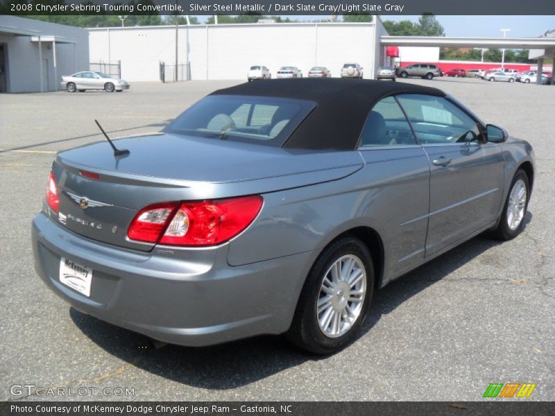 Silver Steel Metallic / Dark Slate Gray/Light Slate Gray 2008 Chrysler Sebring Touring Convertible
