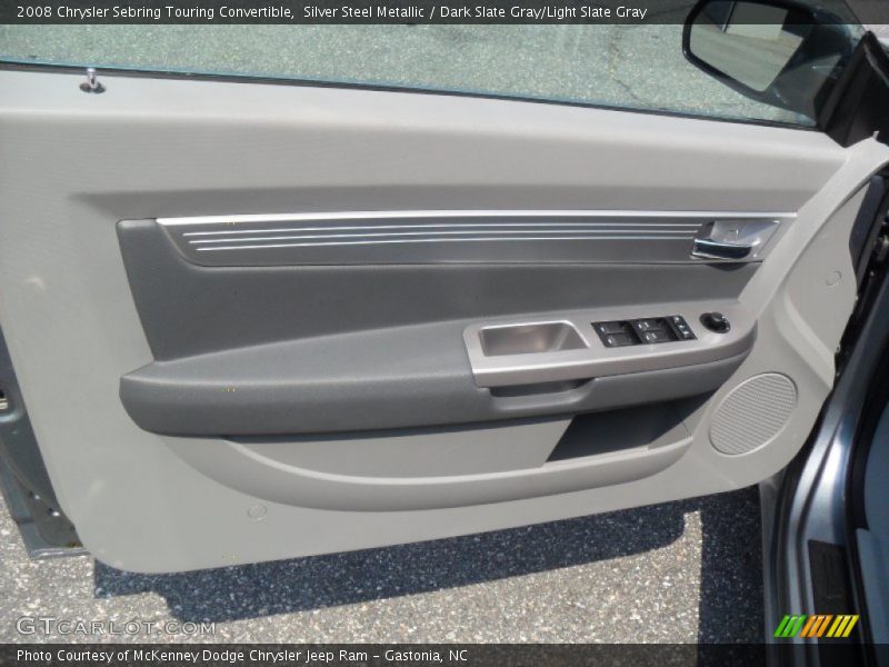 Silver Steel Metallic / Dark Slate Gray/Light Slate Gray 2008 Chrysler Sebring Touring Convertible