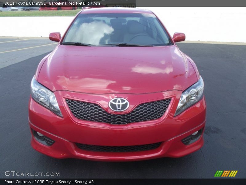 Barcelona Red Metallic / Ash 2011 Toyota Camry SE