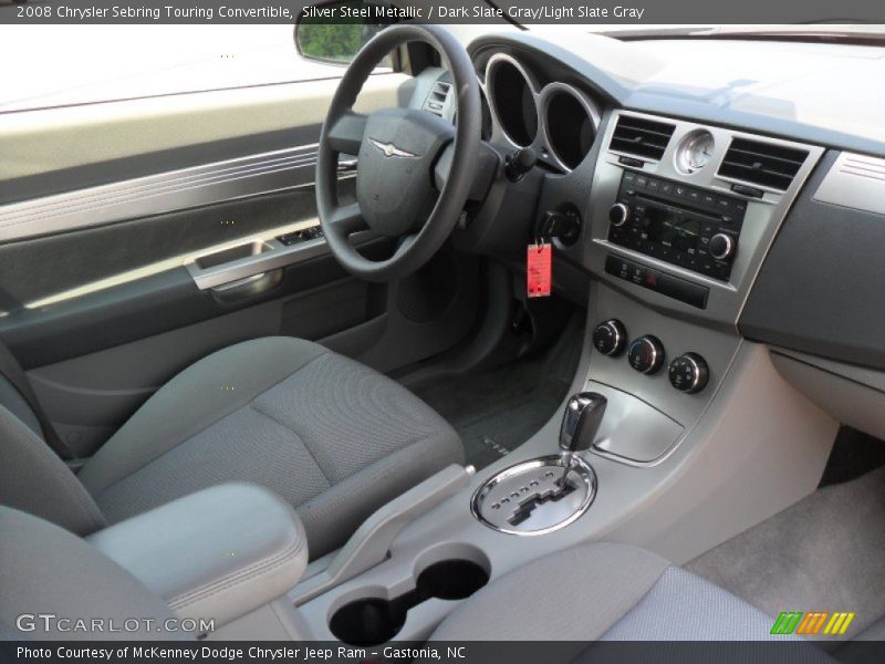 Silver Steel Metallic / Dark Slate Gray/Light Slate Gray 2008 Chrysler Sebring Touring Convertible