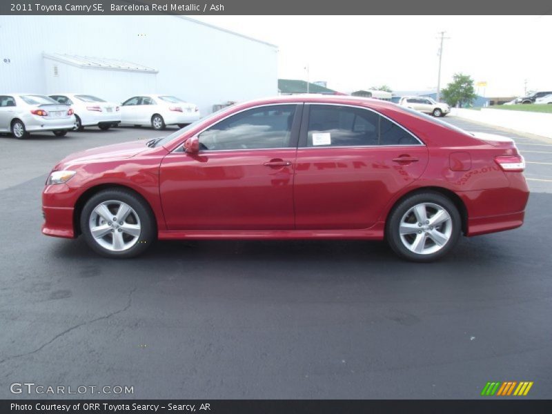 Barcelona Red Metallic / Ash 2011 Toyota Camry SE