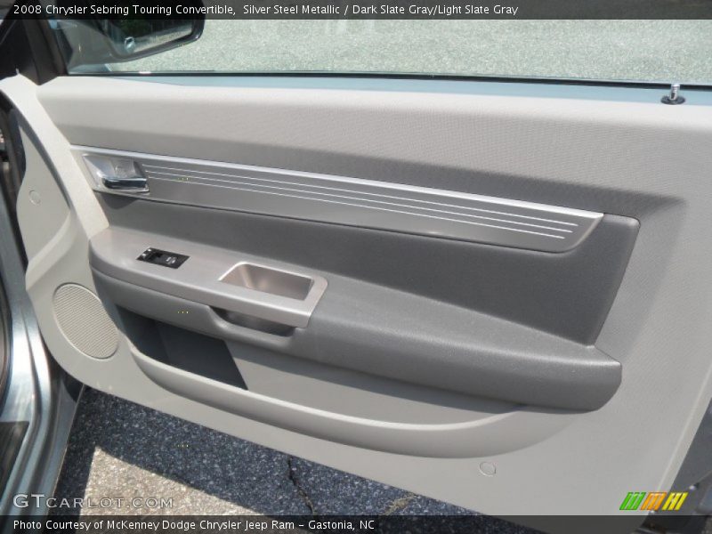 Silver Steel Metallic / Dark Slate Gray/Light Slate Gray 2008 Chrysler Sebring Touring Convertible