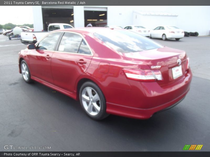 Barcelona Red Metallic / Ash 2011 Toyota Camry SE
