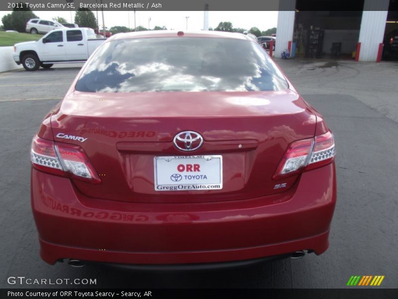 Barcelona Red Metallic / Ash 2011 Toyota Camry SE