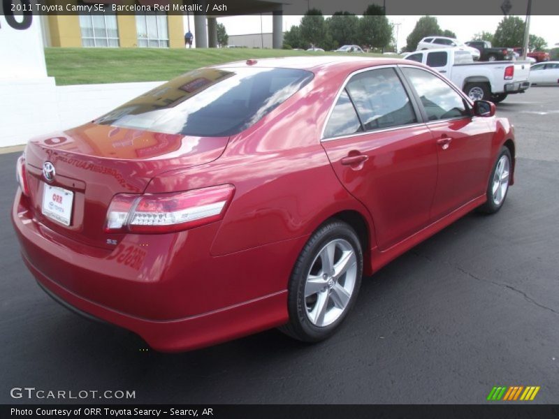 Barcelona Red Metallic / Ash 2011 Toyota Camry SE