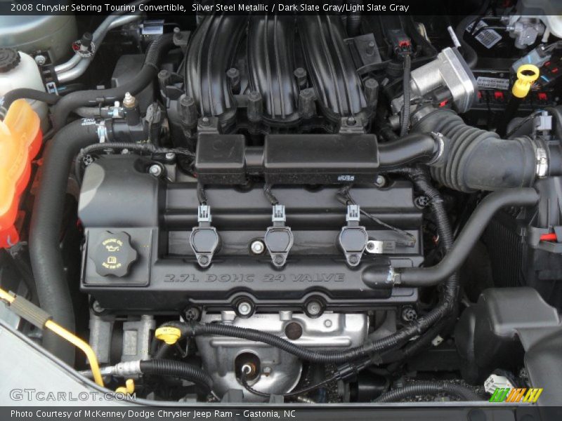  2008 Sebring Touring Convertible Engine - 2.7 Liter Flex-Fuel DOHC 24-Valve V6