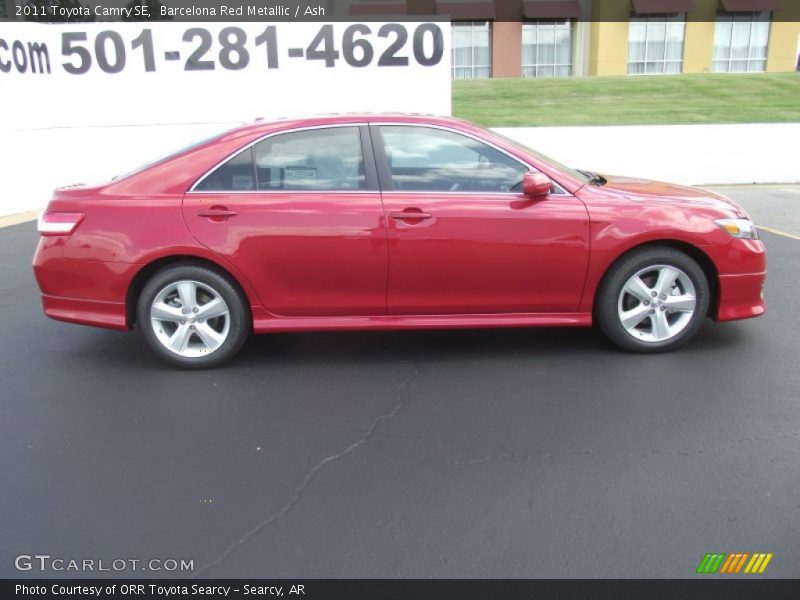 Barcelona Red Metallic / Ash 2011 Toyota Camry SE