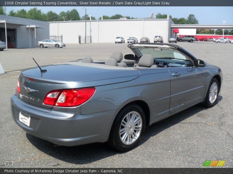 Silver Steel Metallic / Dark Slate Gray/Light Slate Gray 2008 Chrysler Sebring Touring Convertible