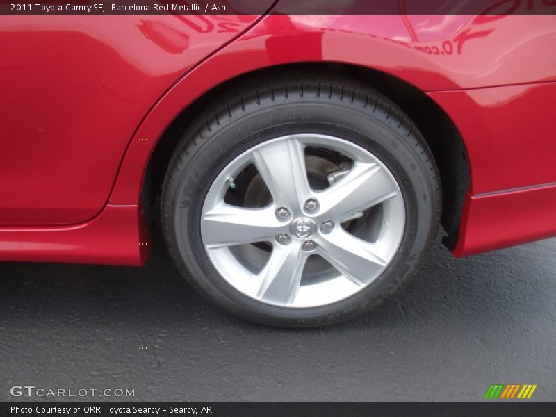 Barcelona Red Metallic / Ash 2011 Toyota Camry SE