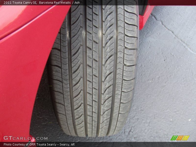Barcelona Red Metallic / Ash 2011 Toyota Camry SE