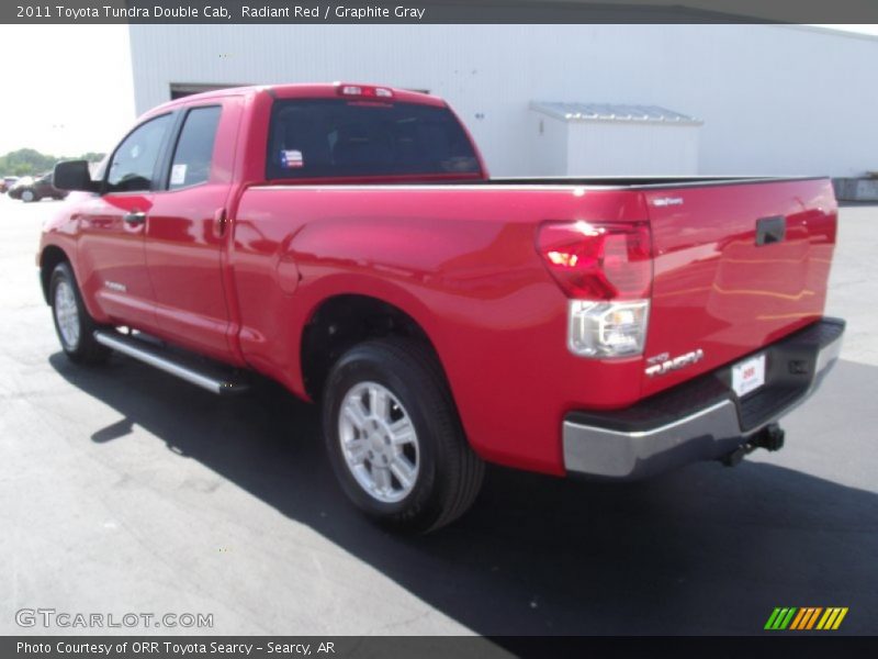 Radiant Red / Graphite Gray 2011 Toyota Tundra Double Cab