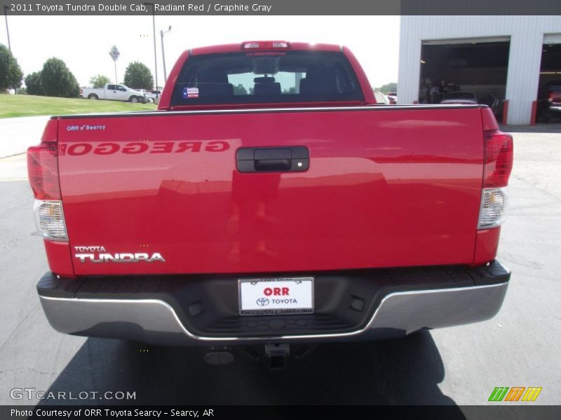 Radiant Red / Graphite Gray 2011 Toyota Tundra Double Cab