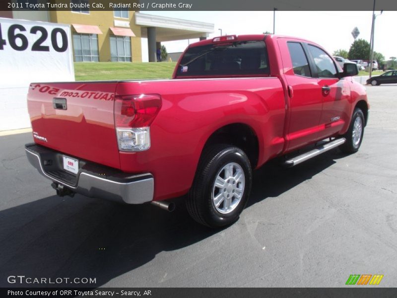 Radiant Red / Graphite Gray 2011 Toyota Tundra Double Cab